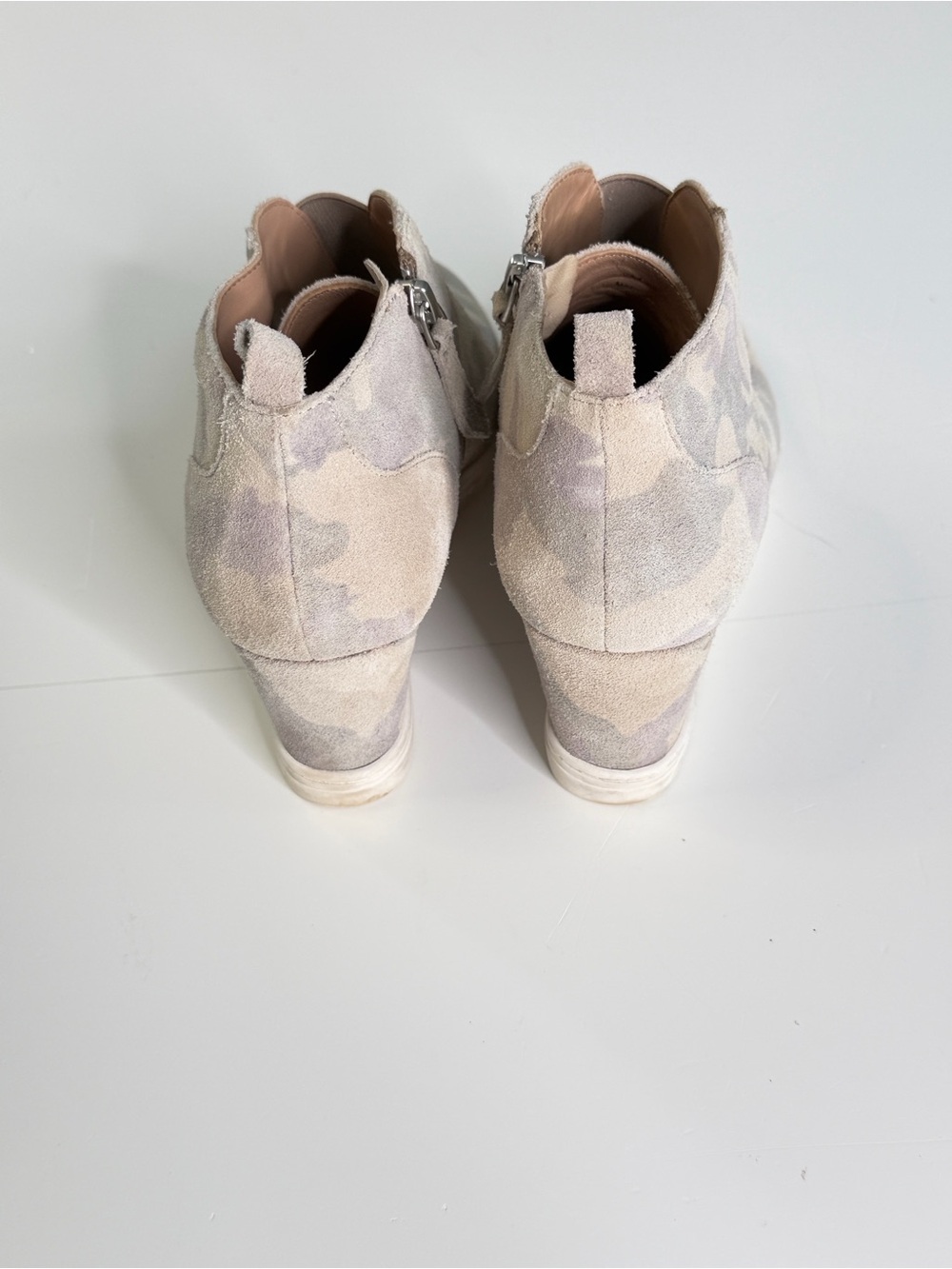Paolo Beige and Tan Felicia Slip-On High-Top Sneaker - Picture 4 of 9